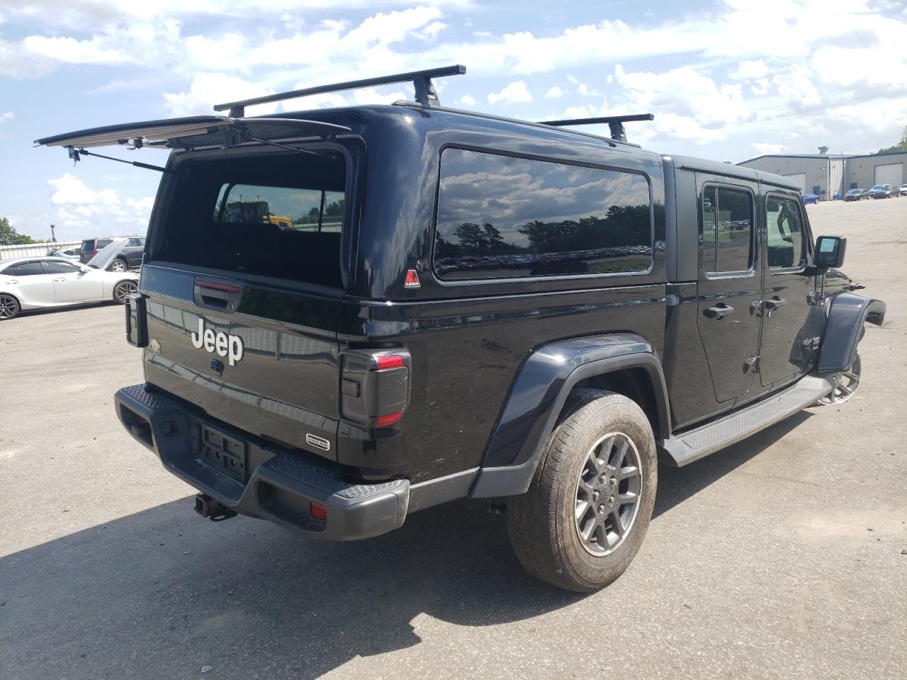 Image 3 of 2020 JEEP GLADIATOR OVERLAND 2020 with VIN 1C6HJTFG8LL140555