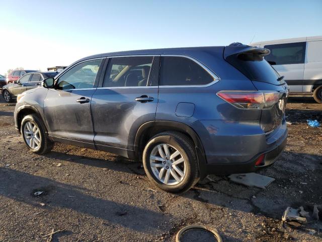 Image 2 of 2015 TOYOTA HIGHLANDER LE 2015 with VIN 5TDBKRFH9FS138341