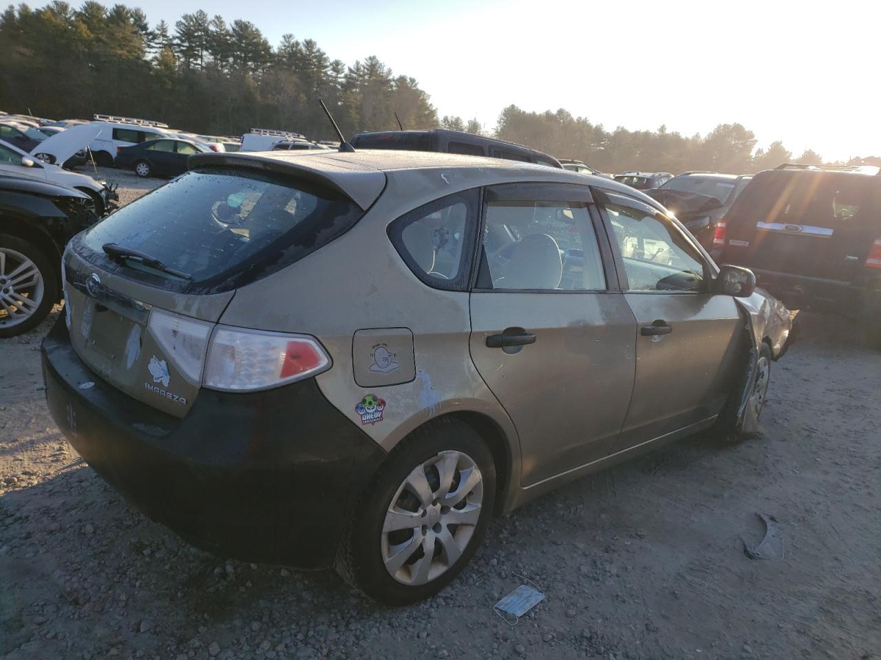 Image 3 of 2008 SUBARU IMPREZA 2.5I 2008 with VIN JF1GH61608H829098