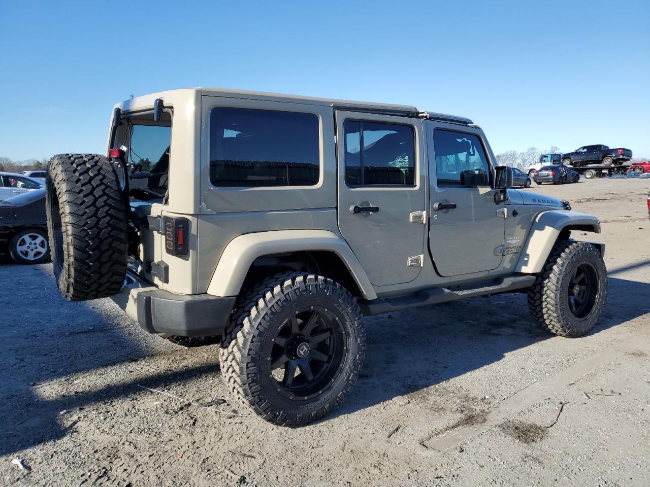 Image 3 of 2017 JEEP WRANGLER UNLIMITED SAHARA 2017 with VIN 1C4BJWEG7HL676440