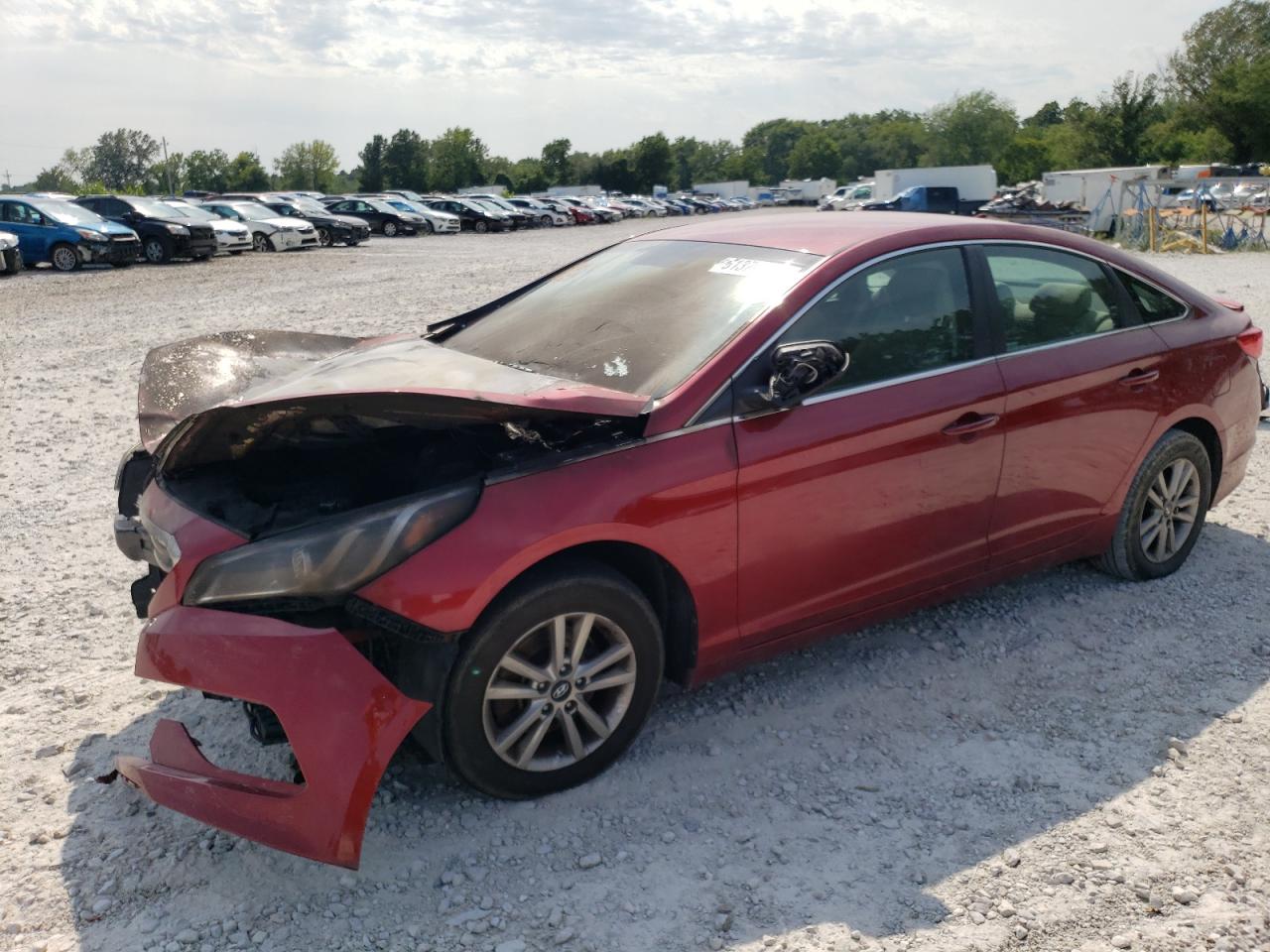 Image 1 of 2015 HYUNDAI SONATA SE 2015 with VIN 5NPE24AF7FH204297