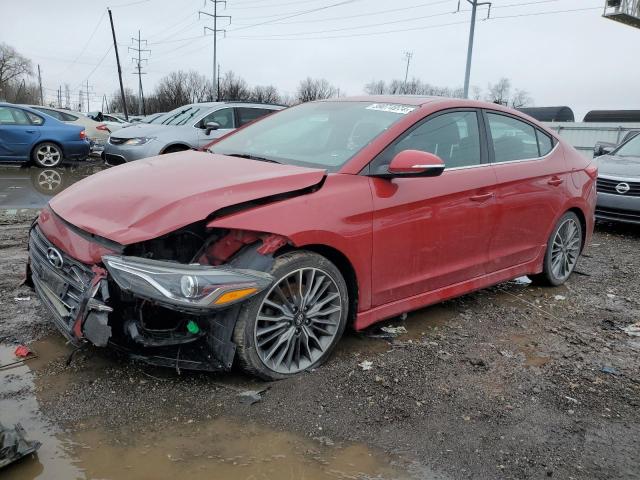 Image 1 of 2018 HYUNDAI ELANTRA SPORT 2018 with VIN KMHD04LB8JU474936