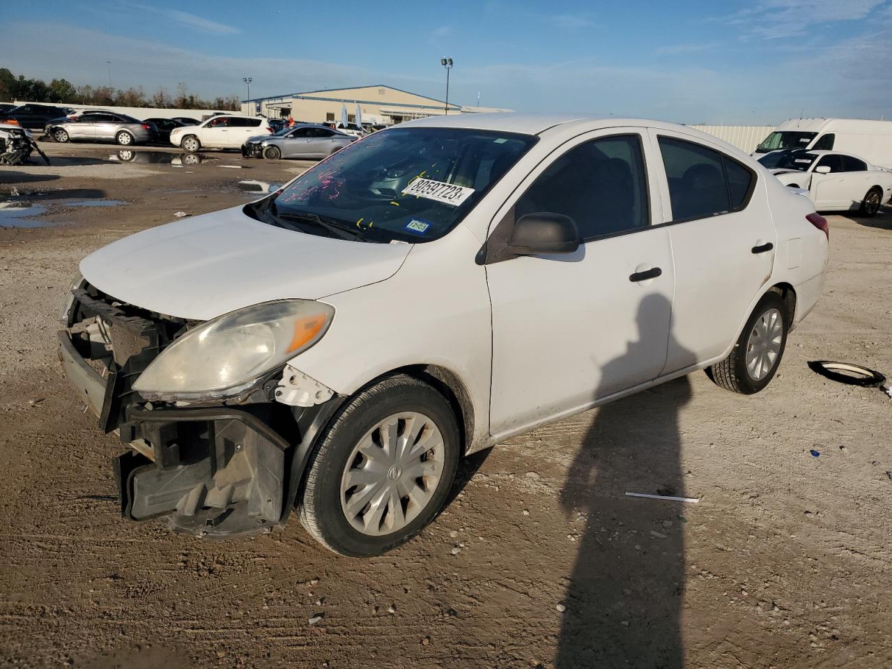 Image 1 of 2014 NISSAN VERSA S 2014 with VIN 3N1CN7AP6EL838629