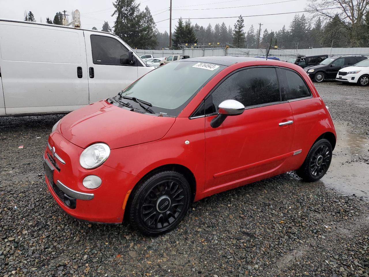 Image 1 of 2012 FIAT 500 LOUNGE 2012 with VIN 3C3CFFCR3CT365891