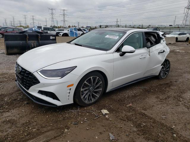 Image 1 of 2022 HYUNDAI SONATA LIMITED 2022 with VIN KMHL34J22NA179926
