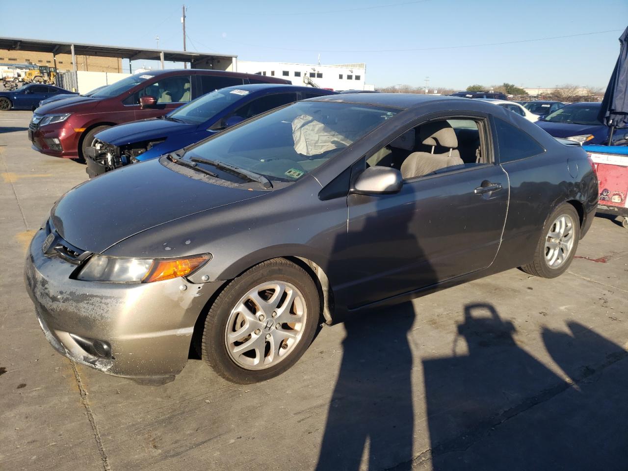 Image 1 of 2007 HONDA CIVIC LX 2007 with VIN 2HGFG11617H584950