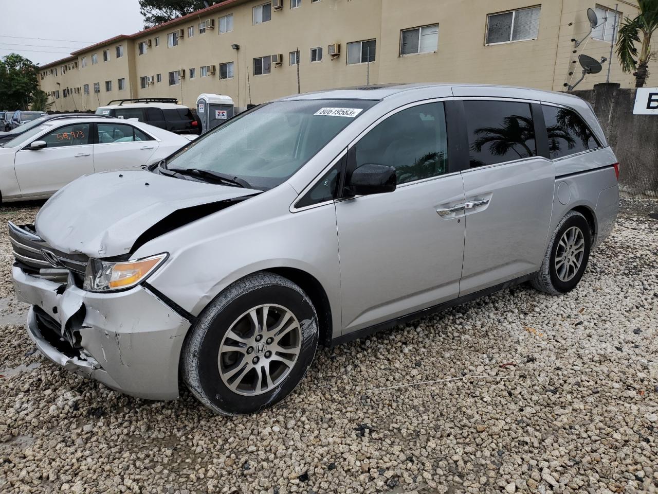 Image 1 of 2012 HONDA ODYSSEY EXL 2012 with VIN 5FNRL5H6XCB137554