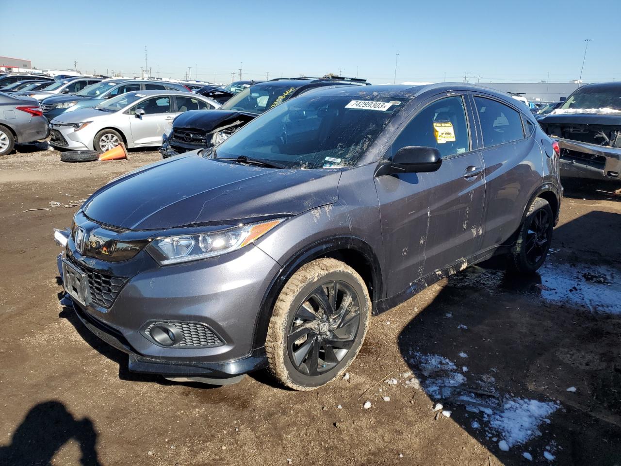 Изображение 1 2021 HONDA HR-V SPORT 2021 с VIN 3CZRU6H19MM740381