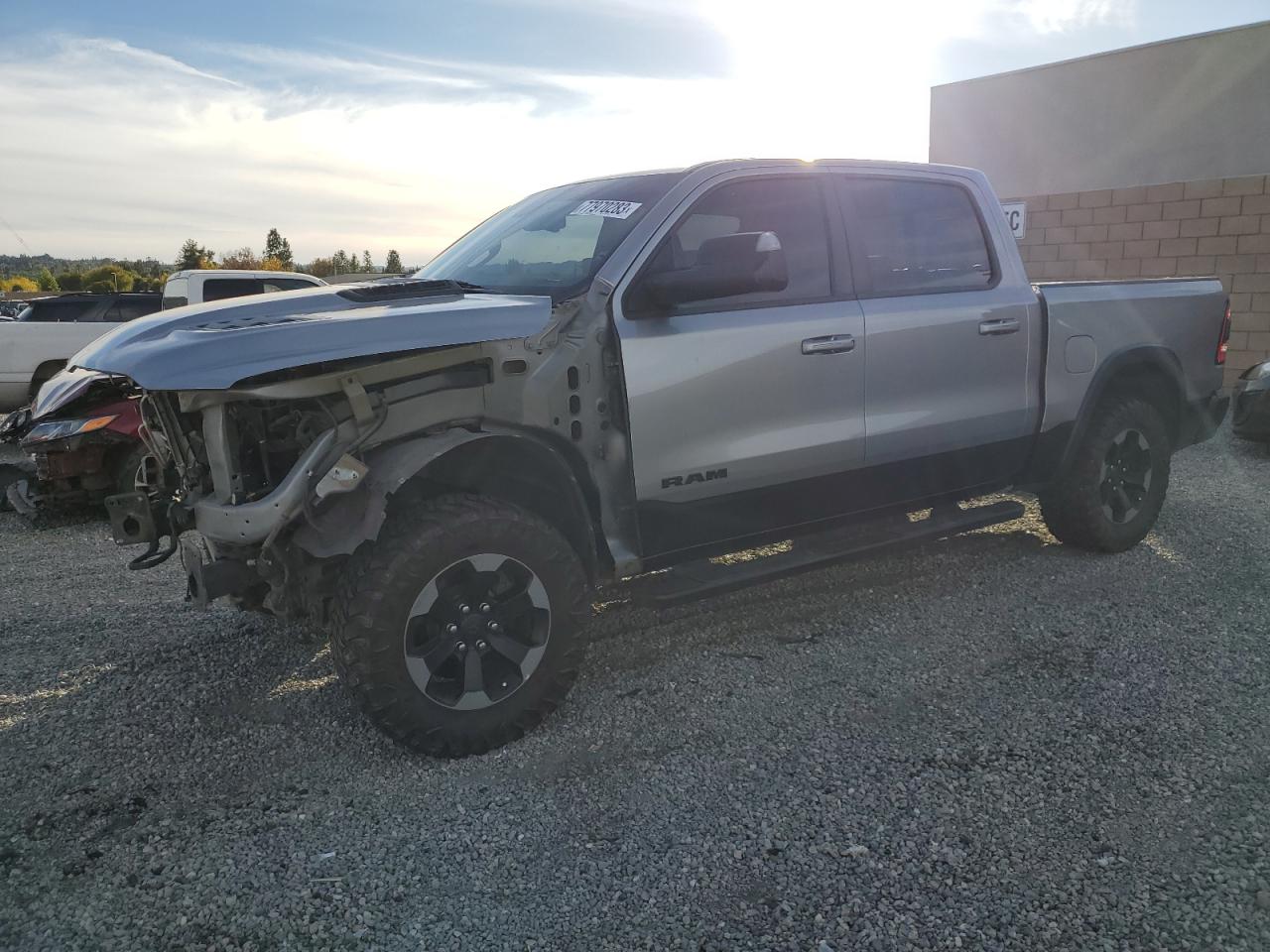 Image 1 of 2019 RAM 1500 REBEL 2019 with VIN 1C6RRELT7KN716679
