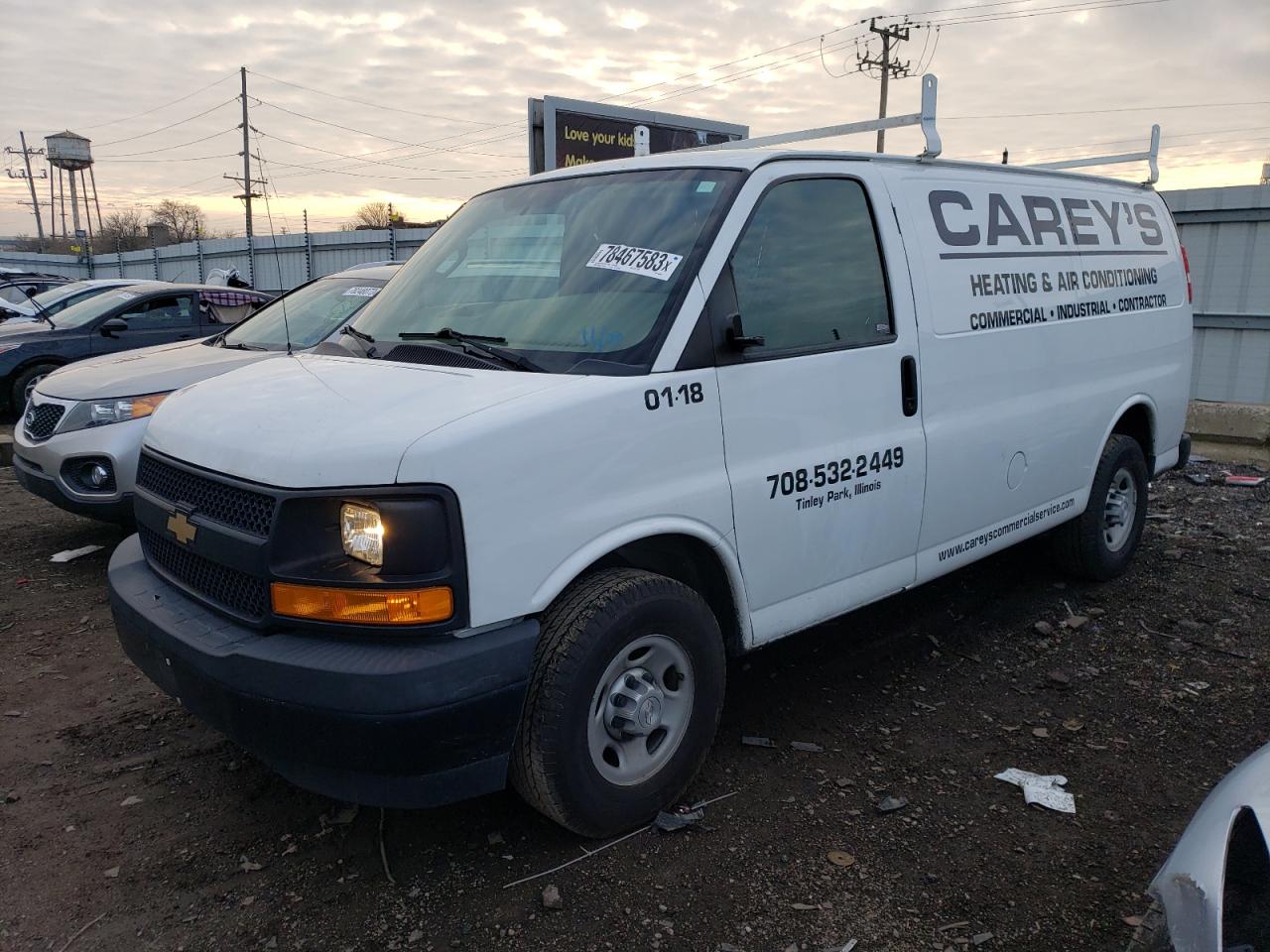 Image 1 of 2017 CHEVROLET EXPRESS G2500  2017 with VIN 1GCWGAFF0H1309237