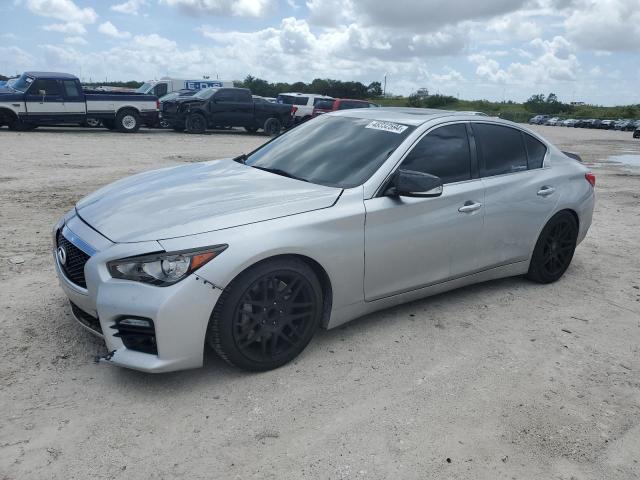Image 1 of 2015 INFINITI Q50 BASE 2015 with VIN JN1BV7AR8FM415491