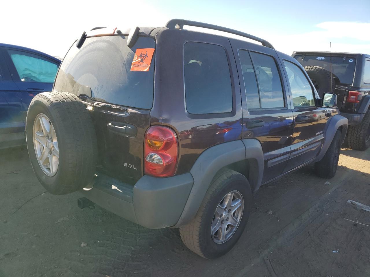 Image 3 of 2004 JEEP LIBERTY SPORT 2004 with VIN 1J4GL48K24W139711