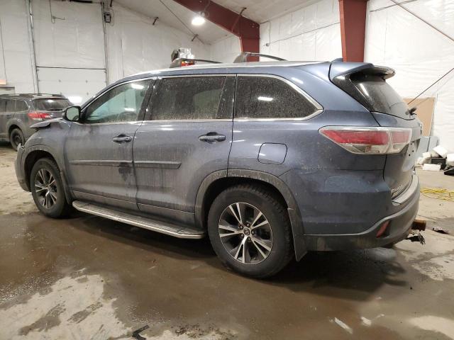 Изображение 2 2016 TOYOTA HIGHLANDER XLE 2016 с VIN 5TDJKRFH9GS324278