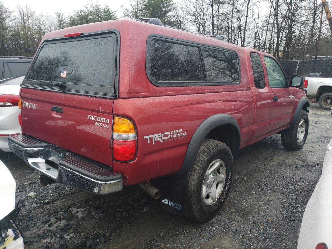 Изображение 3 2001 TOYOTA TACOMA XTRACAB 2001 с VIN 5TEWN72N21Z829246