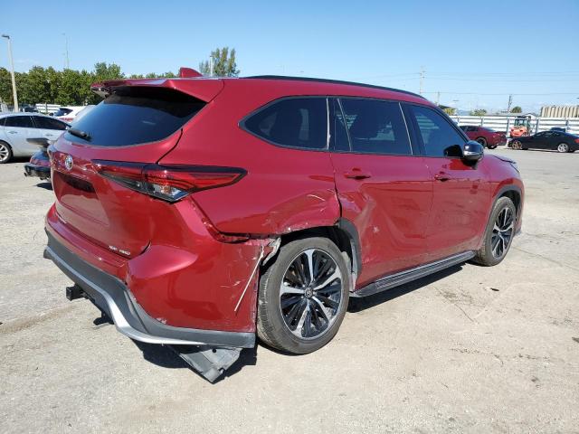 Image 3 of 2021 TOYOTA HIGHLANDER XSE 2021 with VIN 5TDLZRBH3MS142680