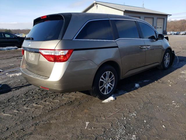 Image 3 of 2011 HONDA ODYSSEY EXL 2011 with VIN 5FNRL5H69BB052896