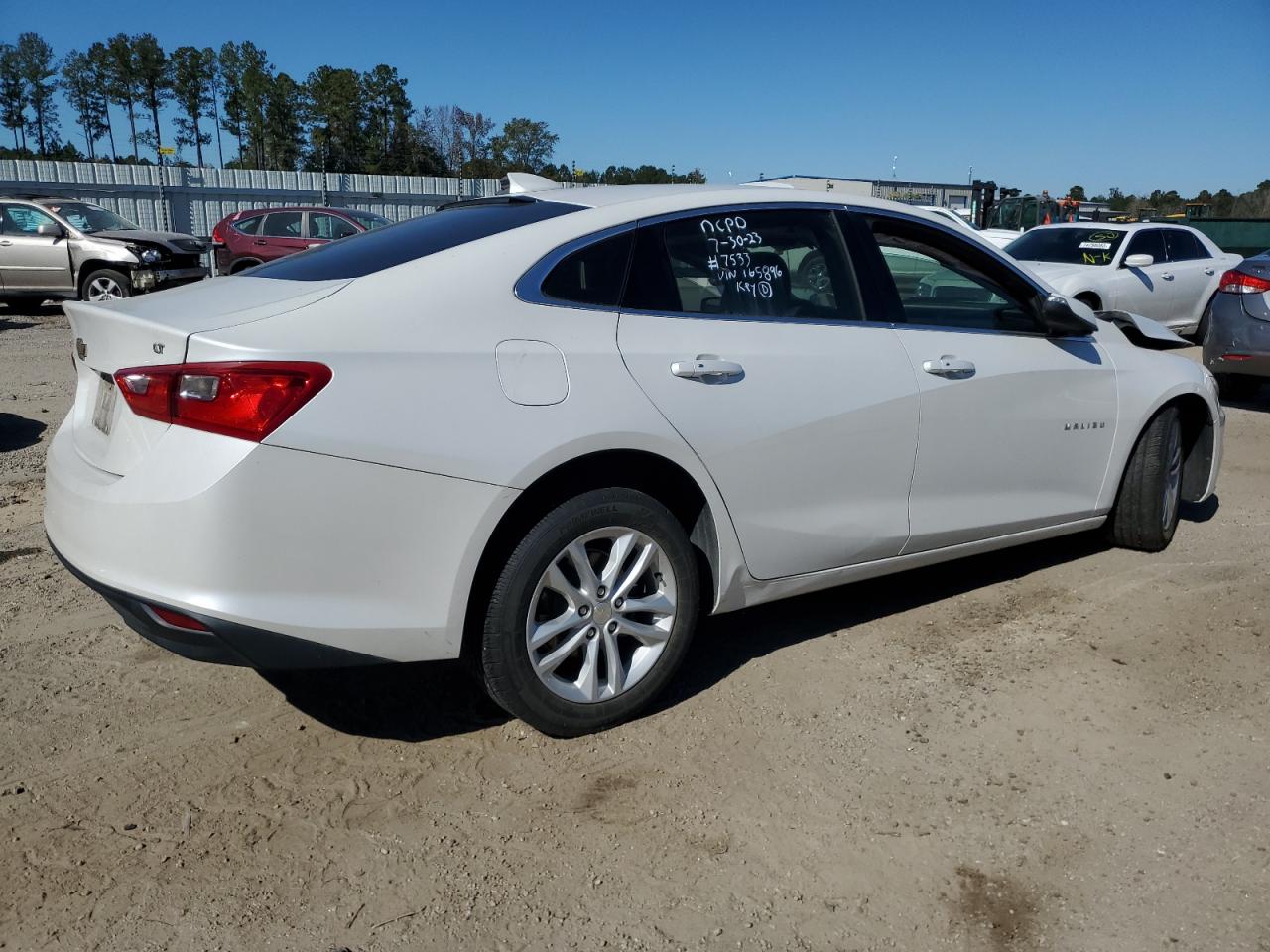 Image 3 of 2018 CHEVROLET MALIBU LT 2018 with VIN 1G1ZD5ST6JF165896