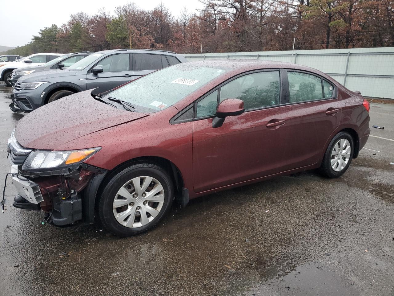 Obraz 1 z 2012 HONDA CIVIC LX 2012 z VIN 19XFB2F52CE341401