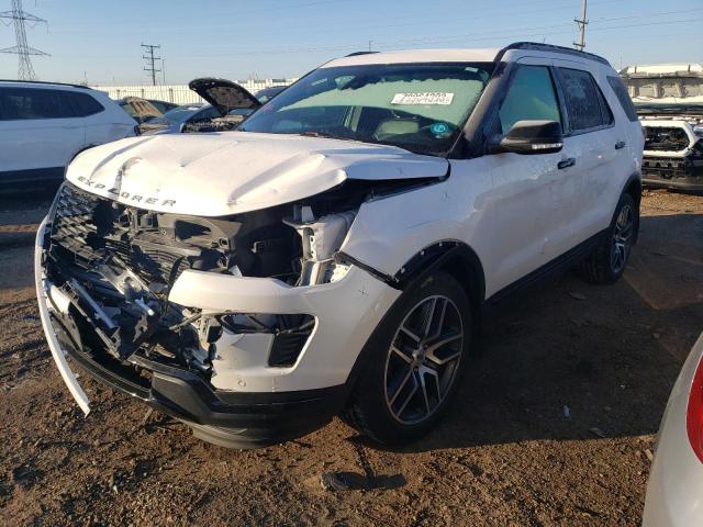 Image 1 of 2018 FORD EXPLORER SPORT 2018 with VIN 1FM5K8GT9JGA64783