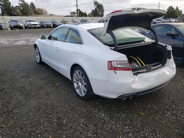 Image 2 of 2011 AUDI A5 PREMIUM PLUS 2011 with VIN WAULFAFRXBA049935