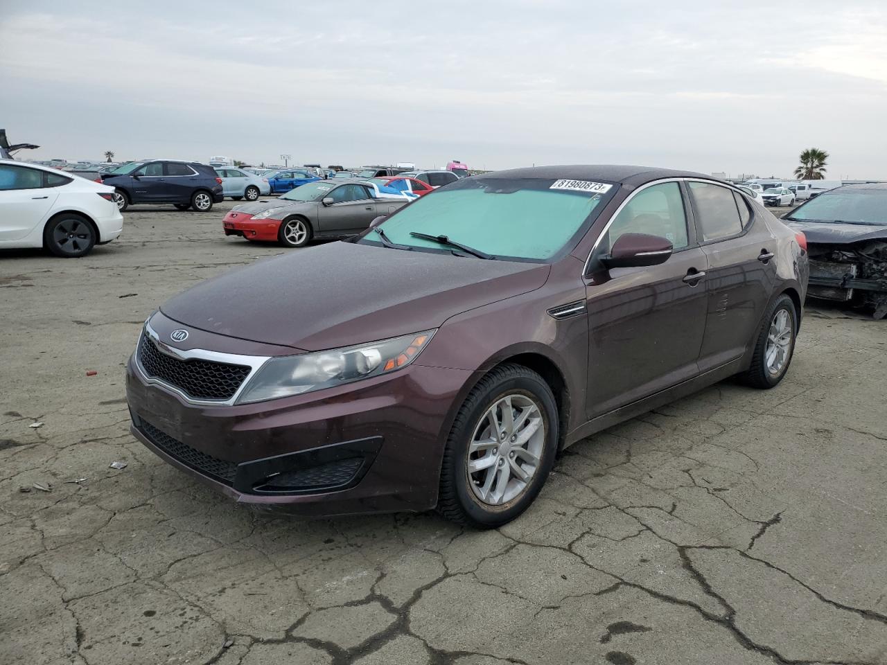 Image 1 of 2011 KIA OPTIMA LX 2011 with VIN KNAGM4A70B5174384