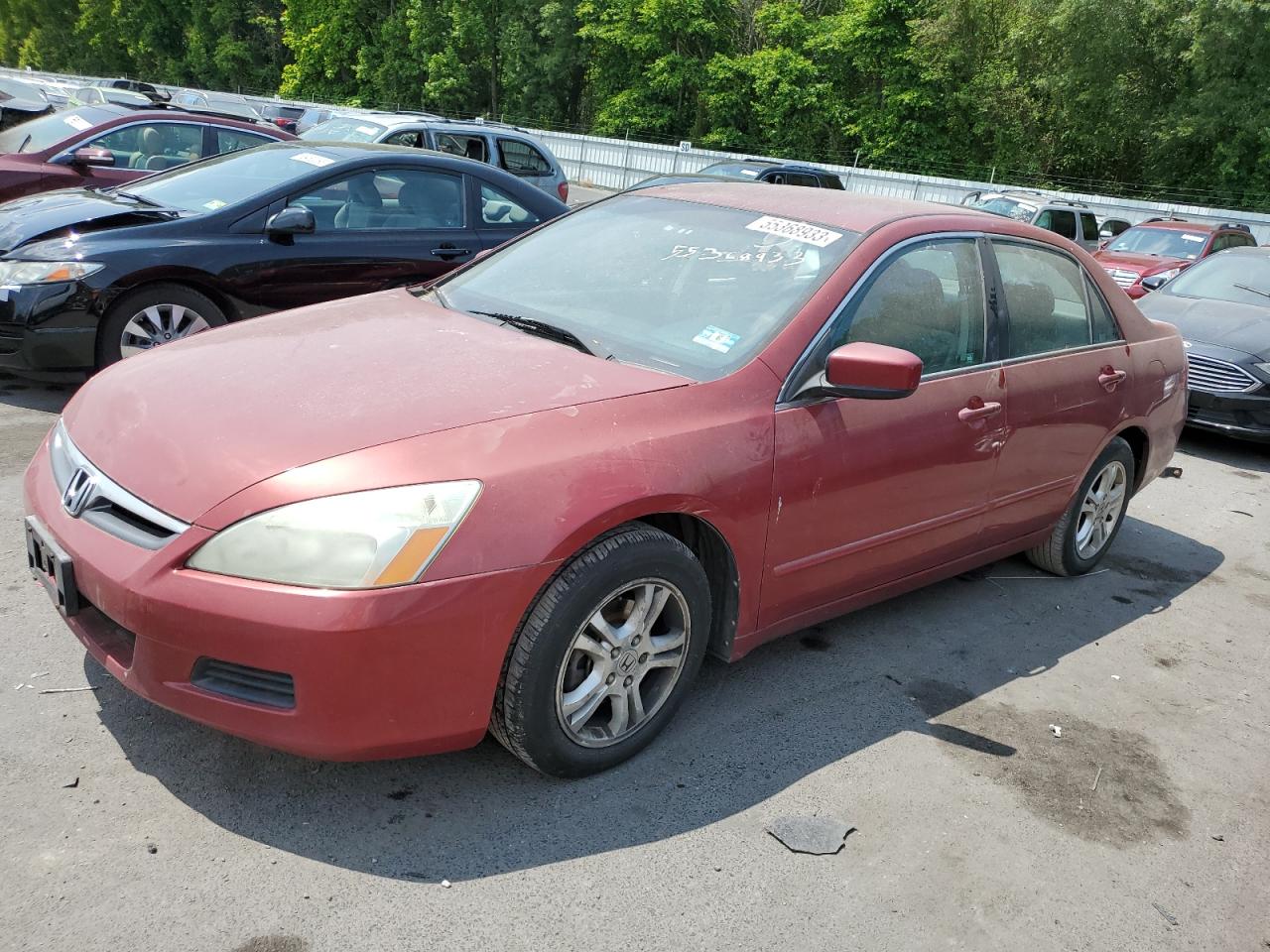 Obraz 1 z 2007 HONDA ACCORD SE 2007 z VIN 1HGCM56317A128429
