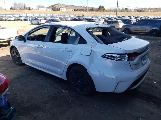 Image 2 of 2021 TOYOTA COROLLA LE 2021 with VIN 5YFEPMAE3MP249570