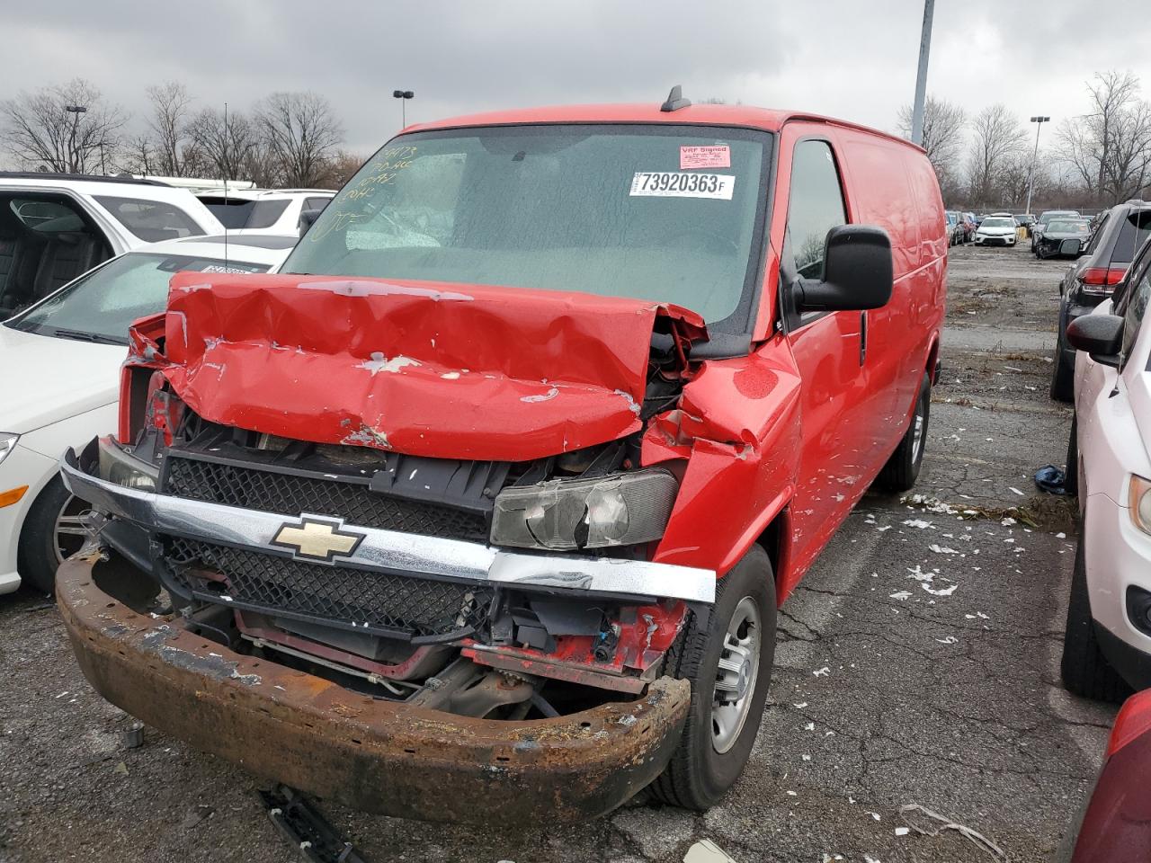 Изображение 1 2018 CHEVROLET EXPRESS G2500  2018 с VIN 1GCWGAFP2J1239934