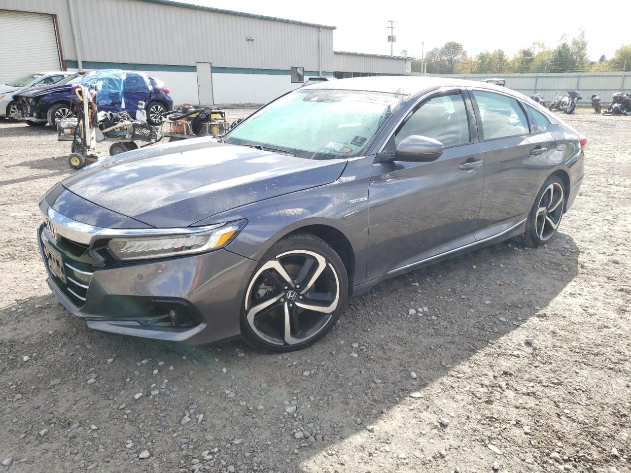 Image 1 of 2022 HONDA ACCORD HYBRID EXL 2022 with VIN 1HGCV3F50NA010064