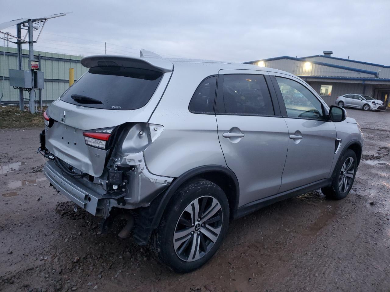 Image 3 of 2021 MITSUBISHI OUTLANDER SPORT ES 2021 with VIN JA4ARUAU4MU034566