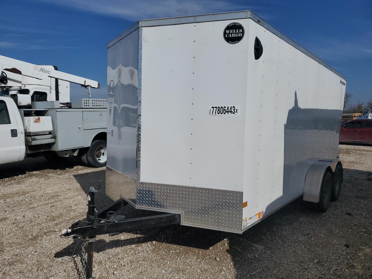 Изображение 2 2023 WELLS CARGO TRAILER 2023 с VIN 7KB1E162XPT000894