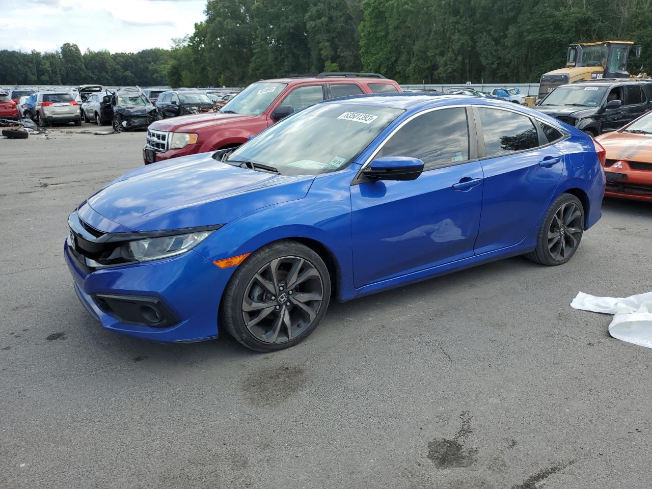 Image 1 of 2019 HONDA CIVIC SPORT 2019 with VIN 2HGFC2F8XKH523875