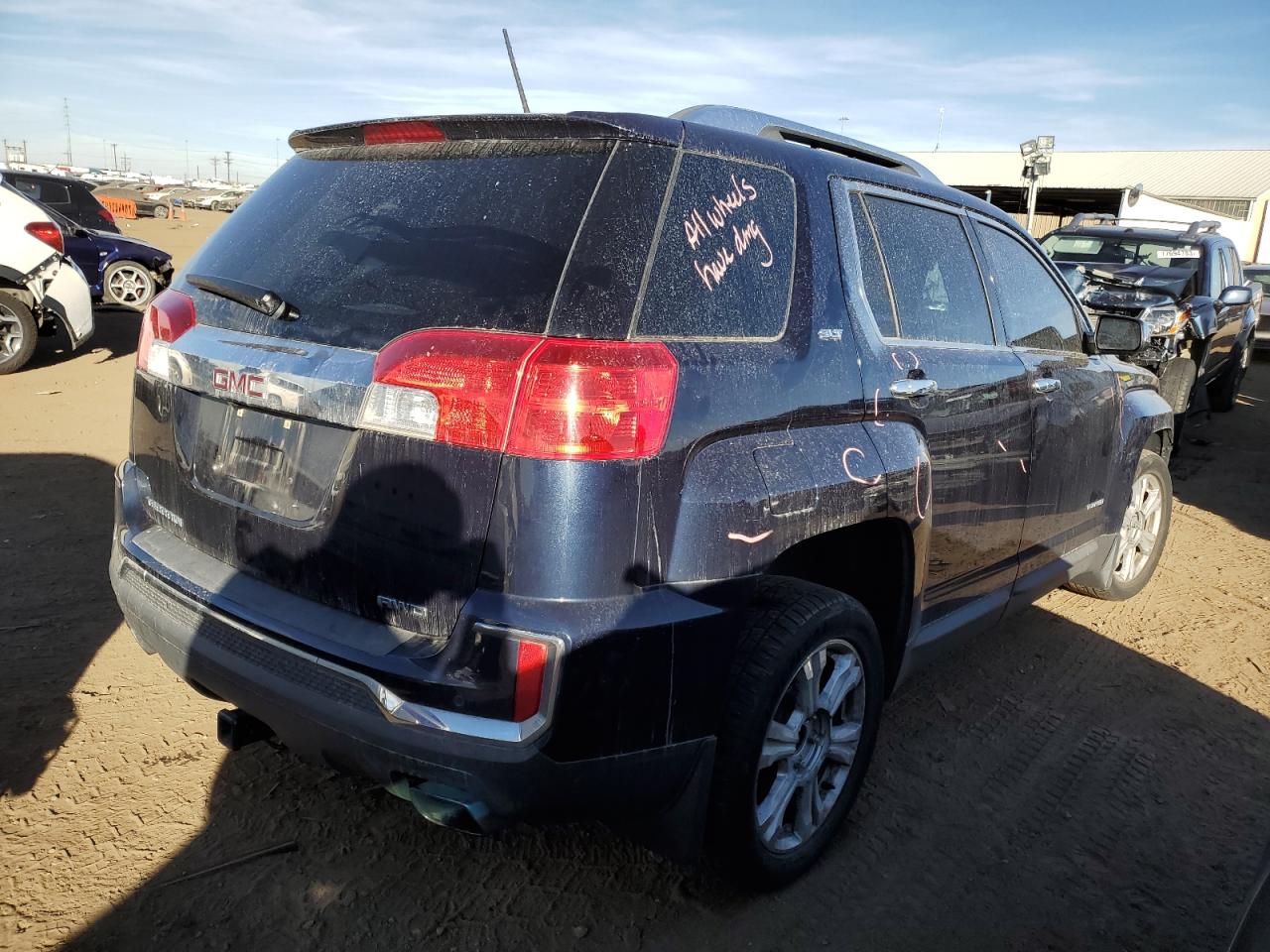 Image 3 of 2017 GMC TERRAIN SLT 2017 with VIN 2GKFLUE37H6218309