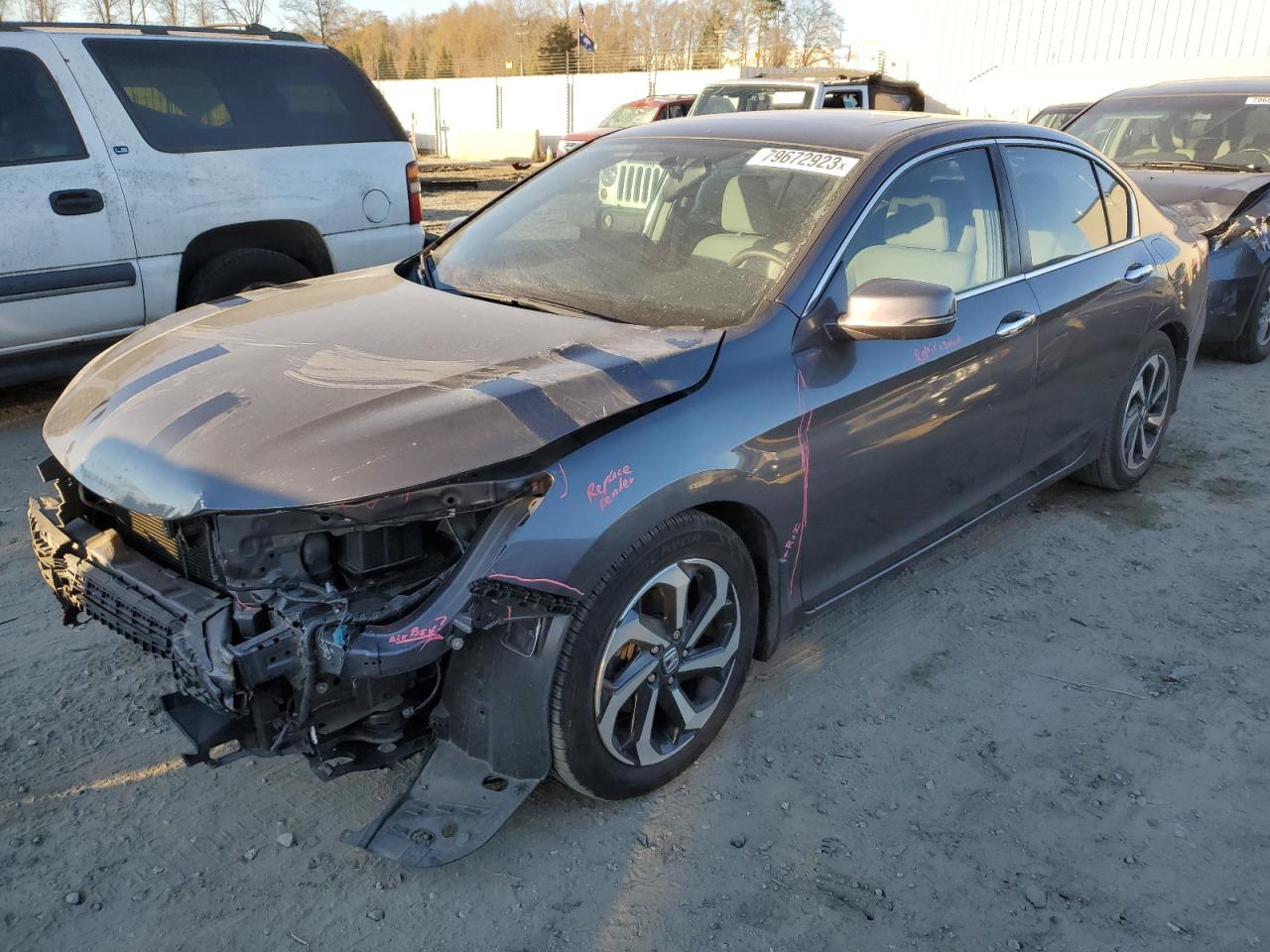 Image 1 of 2016 HONDA ACCORD EX 2016 with VIN 1HGCR2F78GA091026