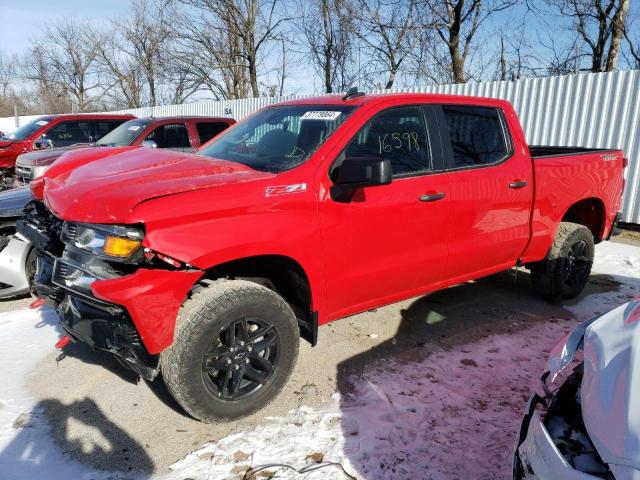 Image 1 of 2021 CHEVROLET SILVERADO K1500 TRAIL BOSS CUSTOM 2021 with VIN 1GCPYCEHXMZ443152