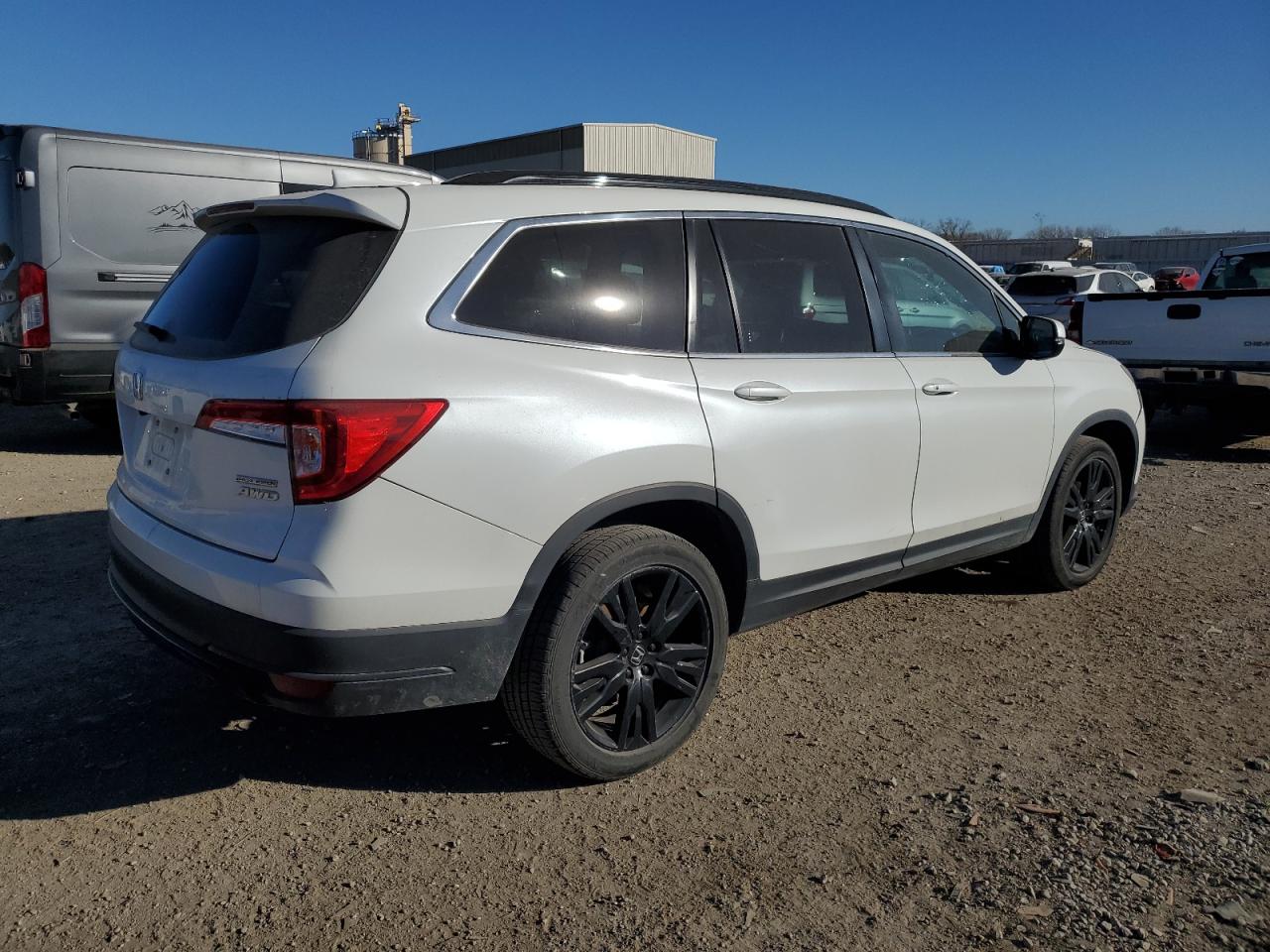 Изображение 3 2021 HONDA PILOT SE 2021 с VIN 5FNYF6H22MB071363
