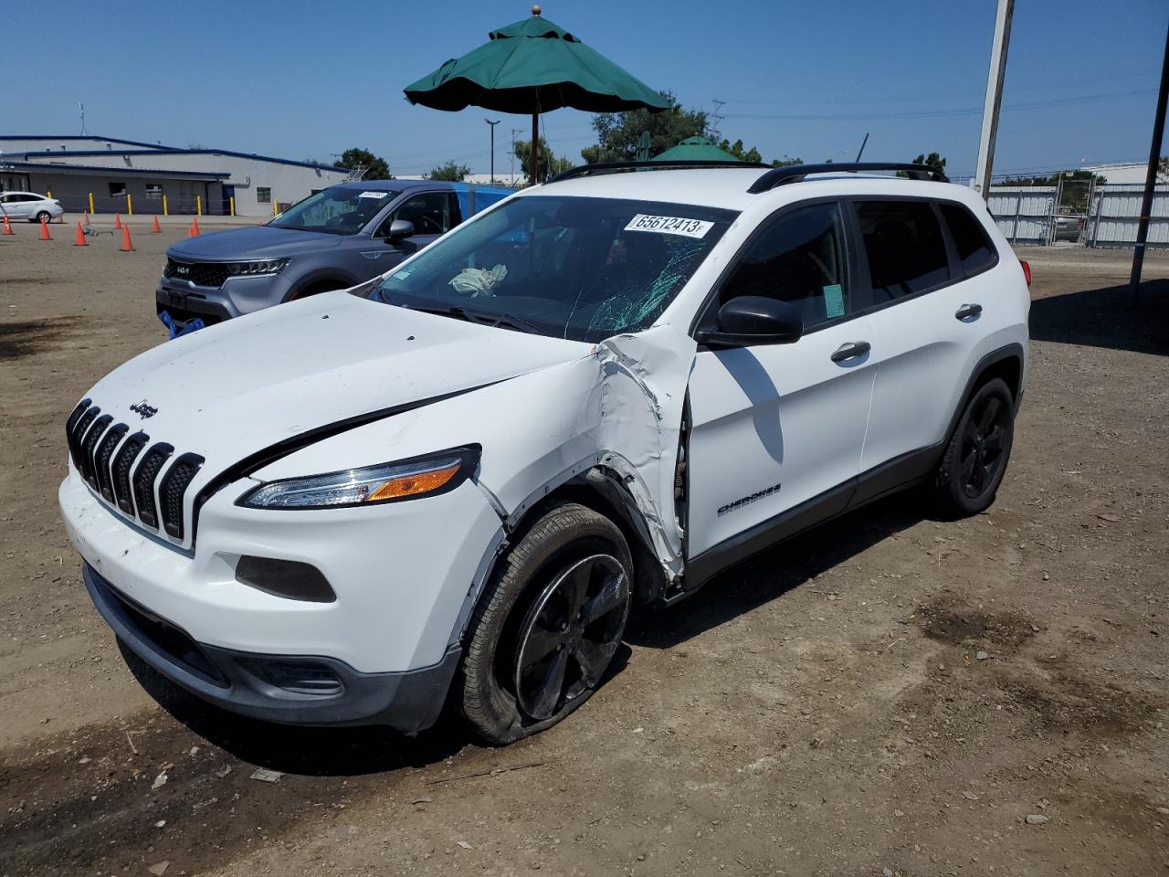 Image 1 of 2017 JEEP CHEROKEE SPORT 2017 with VIN 1C4PJLAB0HW652977