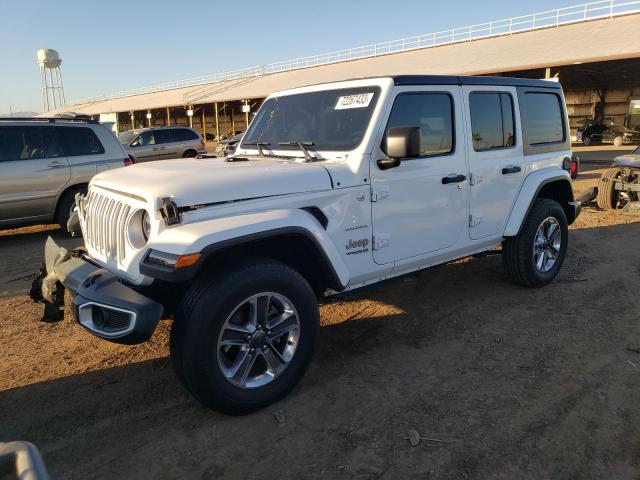 Image 1 of 2019 JEEP WRANGLER UNLIMITED SAHARA 2019 with VIN 1C4HJXEN7KW624178