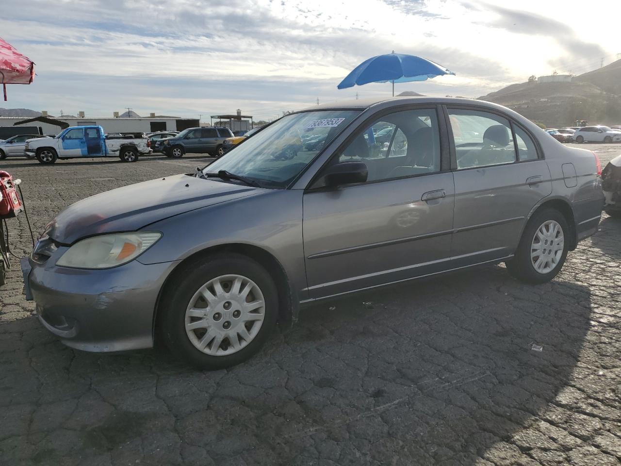 Image 1 of 2004 HONDA CIVIC LX 2004 with VIN 2HGES16554H574783