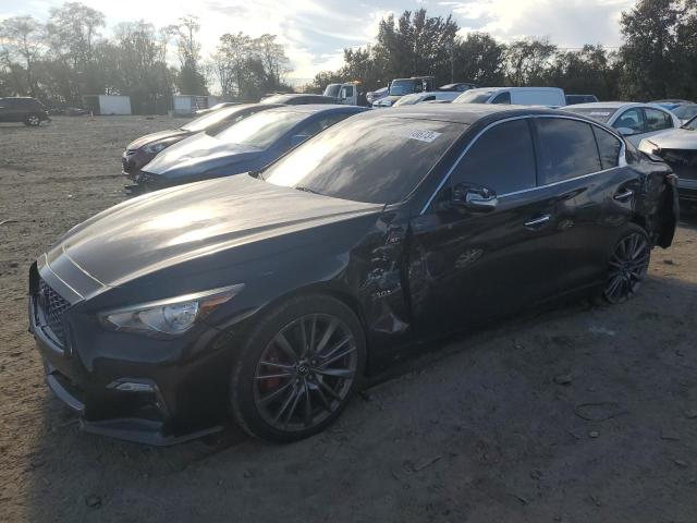 Image 1 of 2018 INFINITI Q50 RED SPORT 400 2018 with VIN JN1FV7AR9JM481624