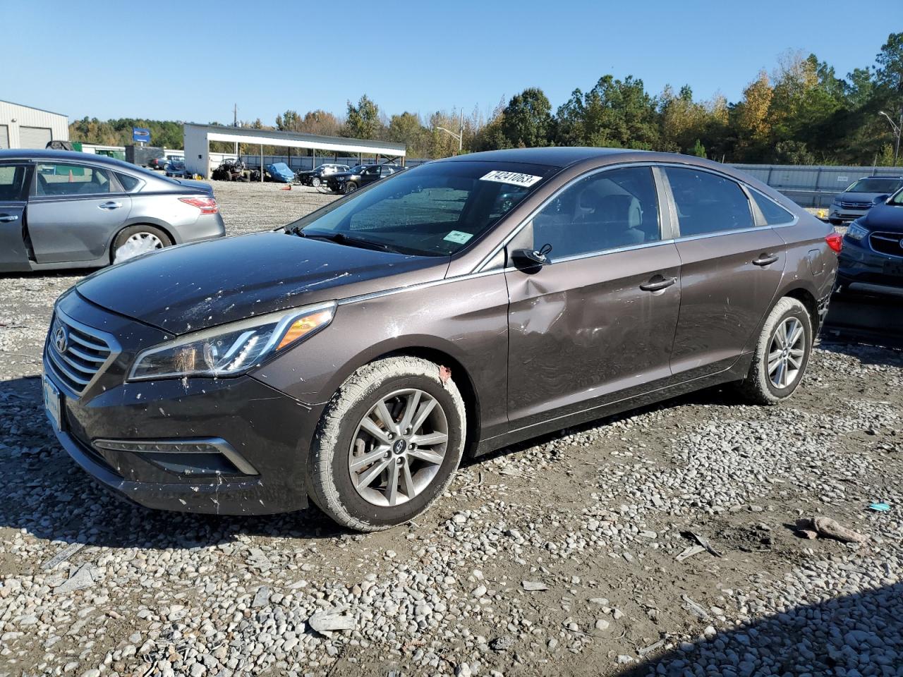 Изображение 1 2015 HYUNDAI SONATA SE 2015 с VIN 5NPE24AF3FH166177