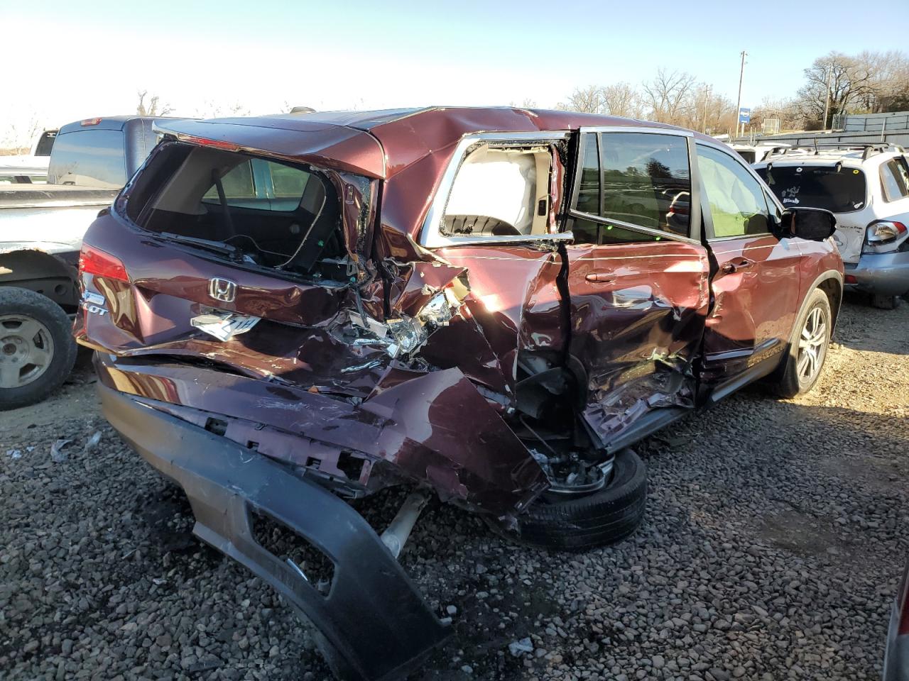 Obraz 3 z 2016 HONDA PILOT EX 2016 z VIN 5FNYF6H37GB082890