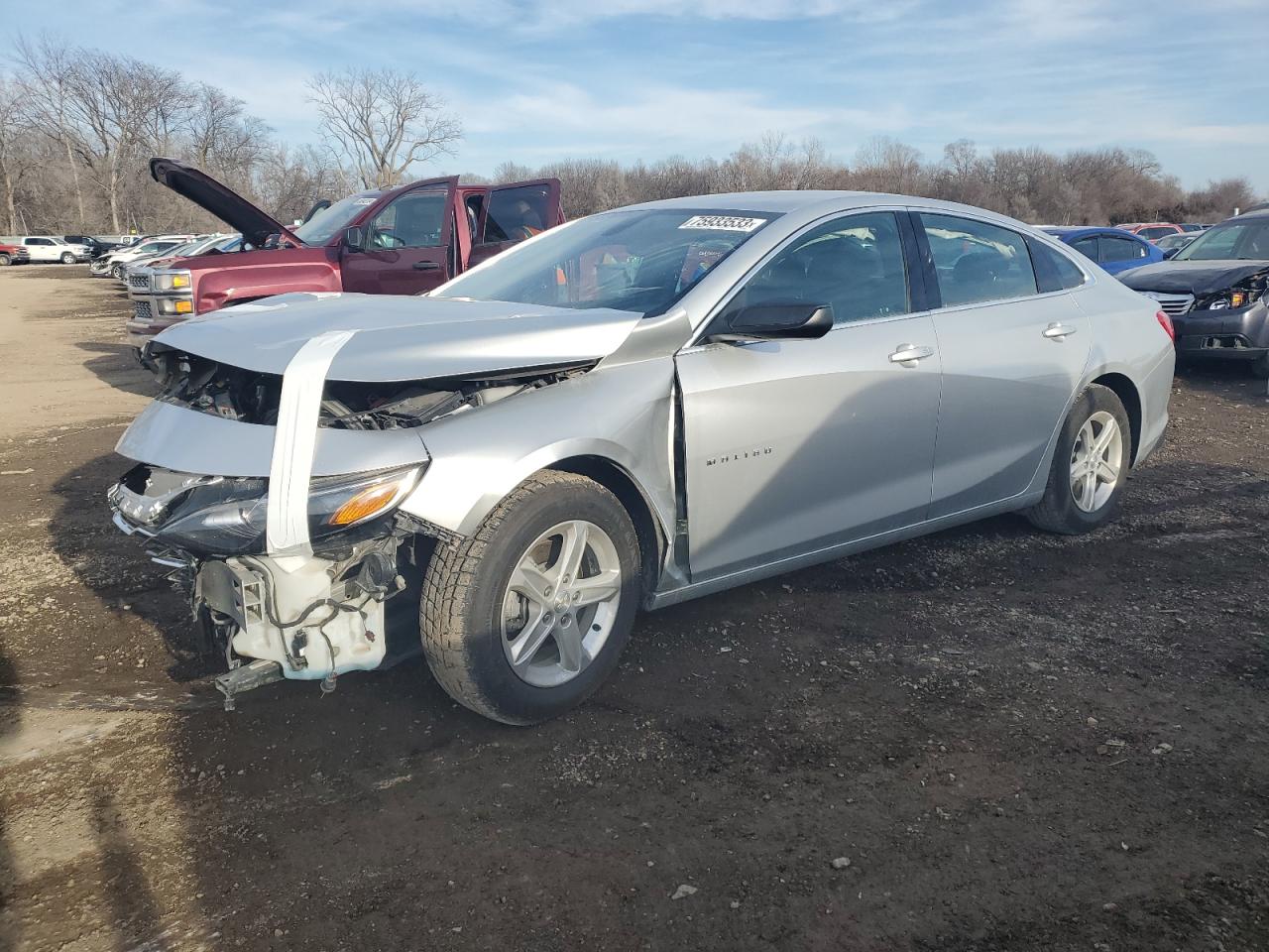 Image 1 of 2020 CHEVROLET MALIBU LS 2020 with VIN 1G1ZC5ST1LF043680