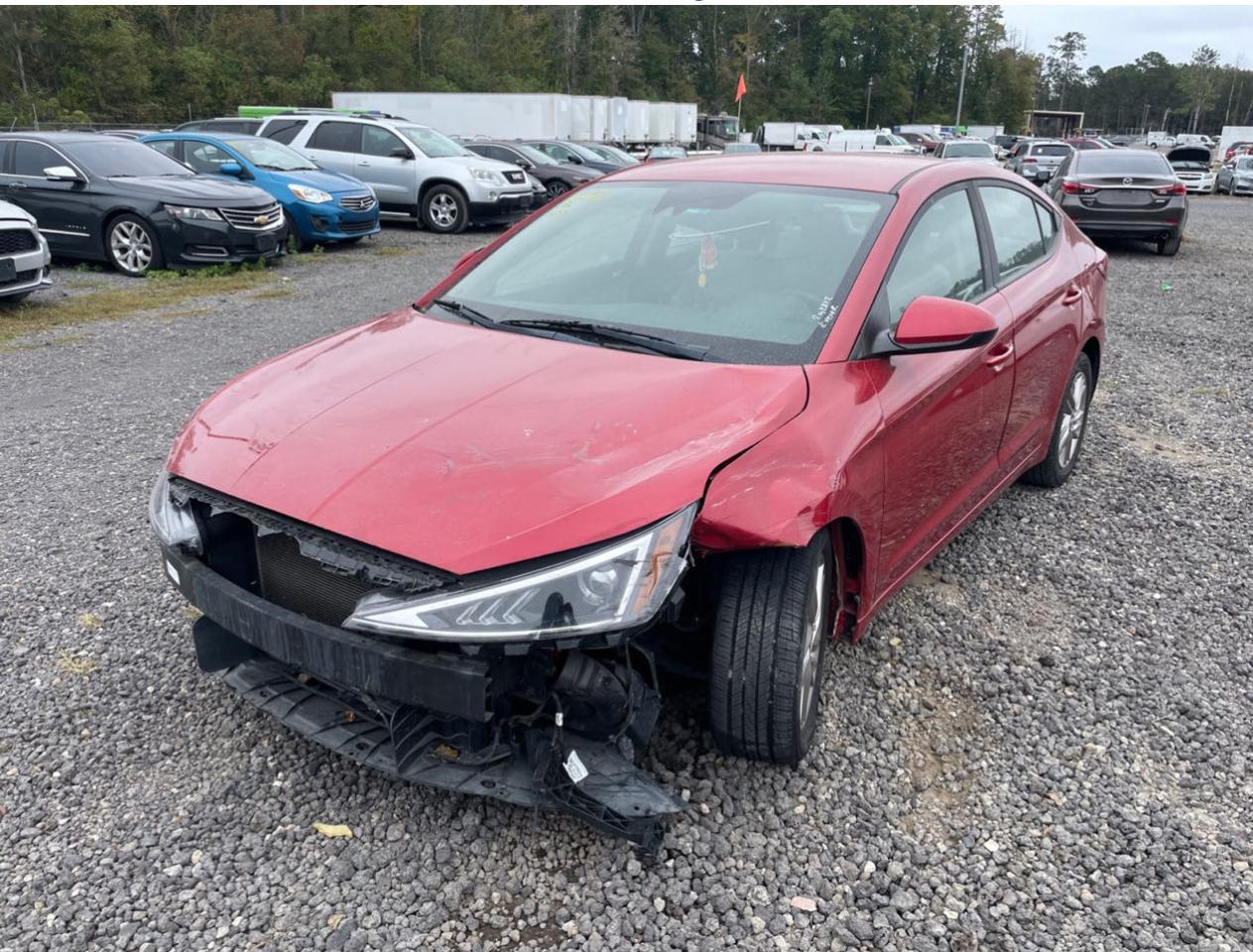 Image 2 of 2020 HYUNDAI ELANTRA SEL 2020 with VIN 5NPD84LF1LH501911