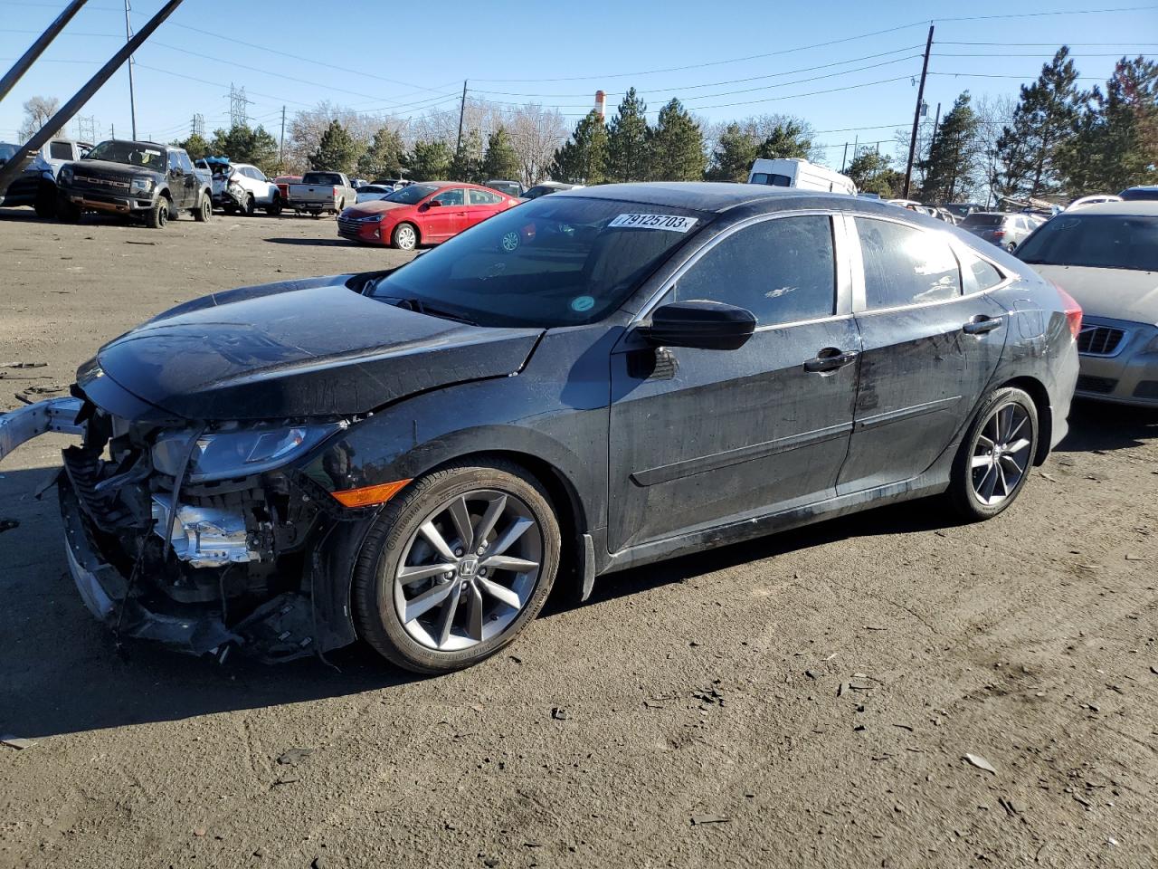 Obraz 1 z 2019 HONDA CIVIC EX 2019 z VIN 19XFC1F36KE008784