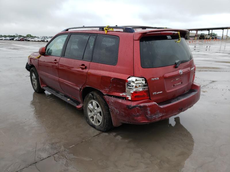 Image 3 of 2002 TOYOTA HIGHLANDER LIMITED 2002 with VIN JTEHF21A220048604