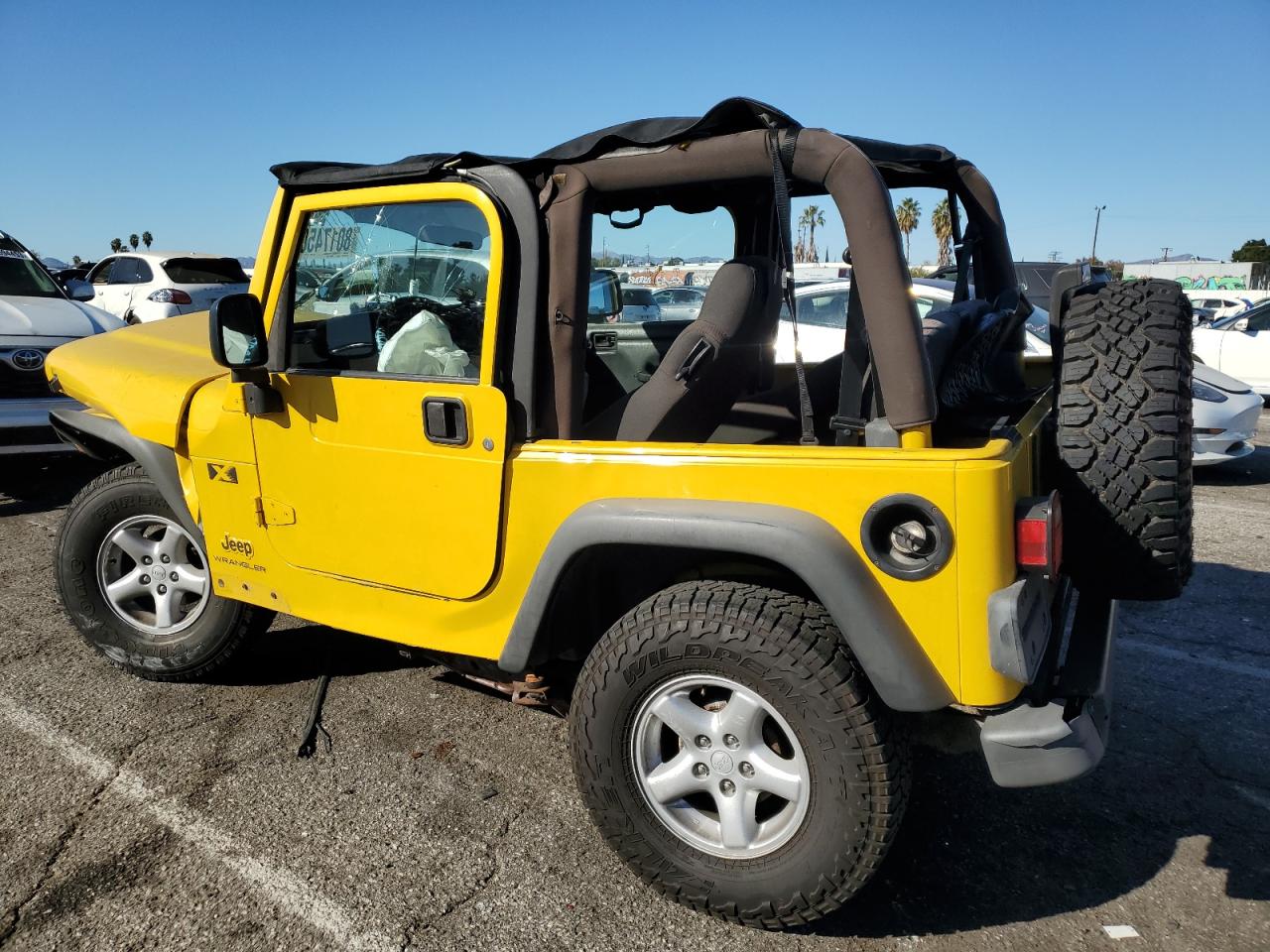 Obraz 2 z 2004 JEEP WRANGLER X 2004 z VIN 1J4FA39S44P709406