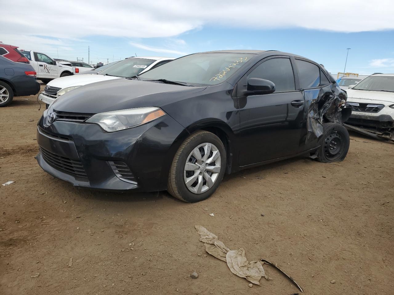 Image 1 of 2016 TOYOTA COROLLA L 2016 with VIN 2T1BURHE3GC678212