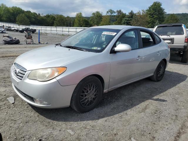 Image 1 of 2010 HYUNDAI ELANTRA BLUE 2010 with VIN KMHDU4ADXAU017683