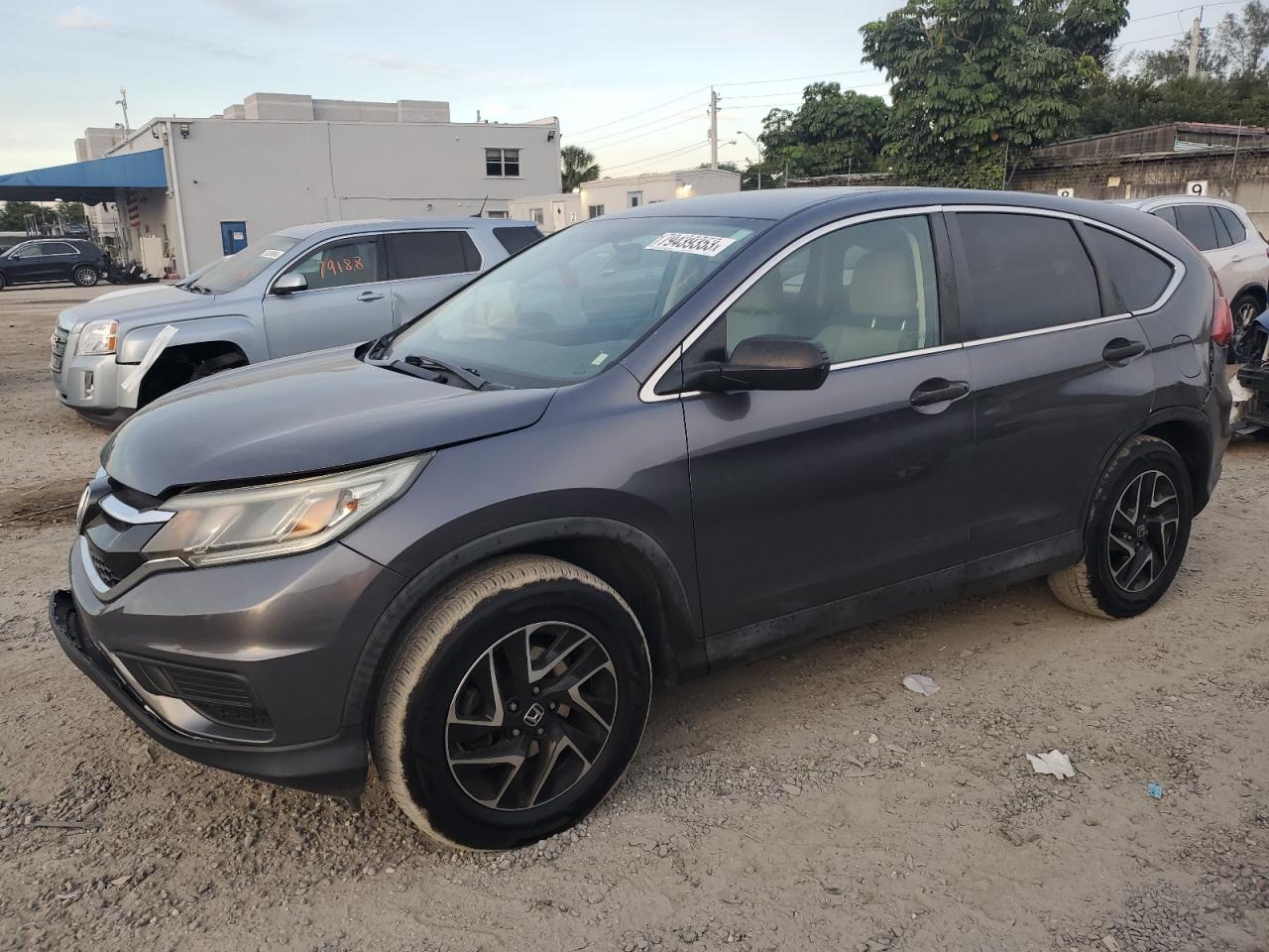 Изображение 1 2016 HONDA CR-V SE 2016 с VIN 2HKRM3H4XGH521373